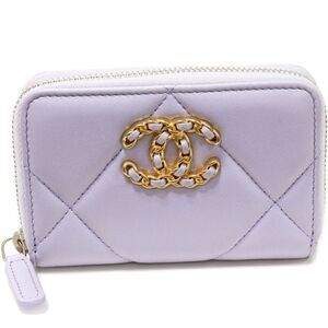 Chanel Lambskin CHANEL19 Coin Purse AP0949